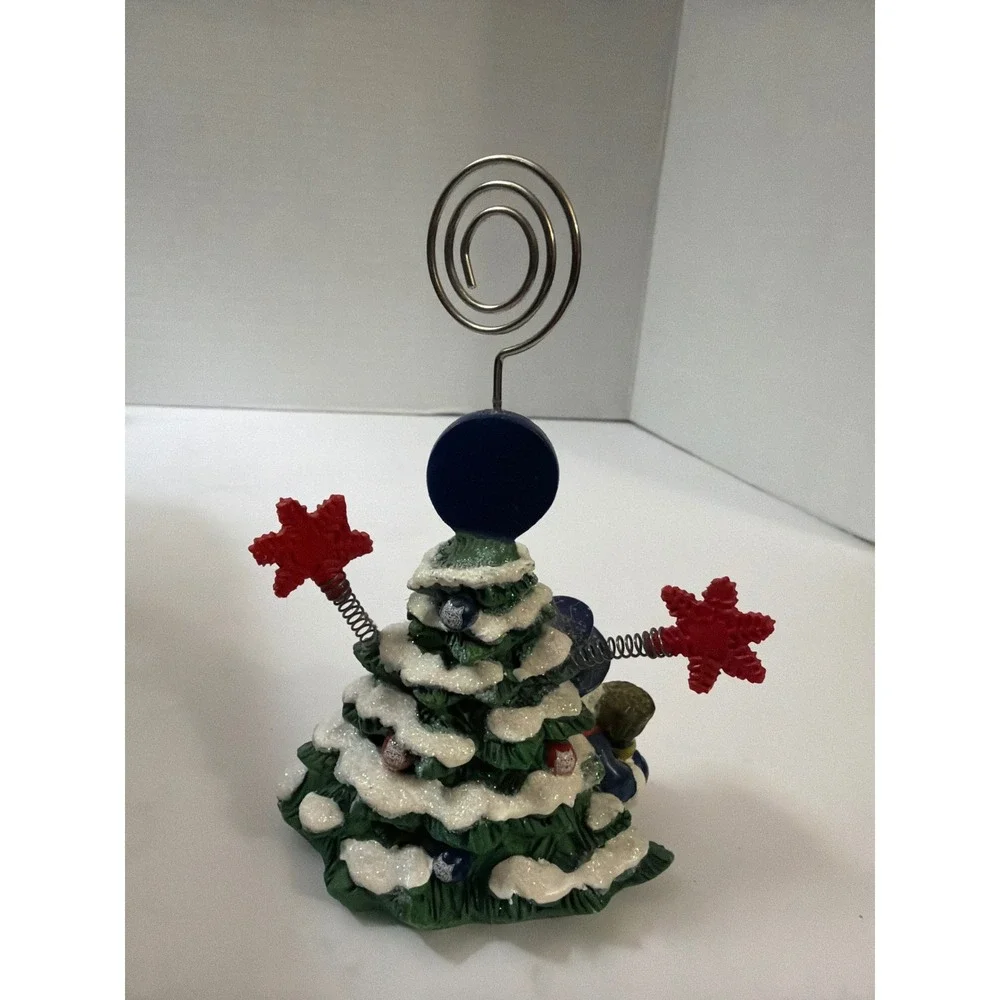 Arizona Wildcats Snowman Christmas Tree Photo Card Holder NCAA Holiday Decor